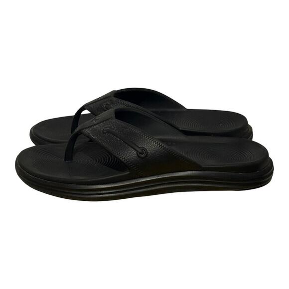 Sperry Black EVA Flip Flop Women's Size 8 Water Friendly Casual Comfort Sandals - Picture 4 of 8